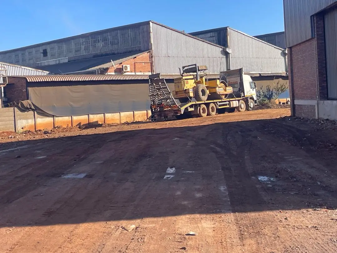 Plant arriving on site